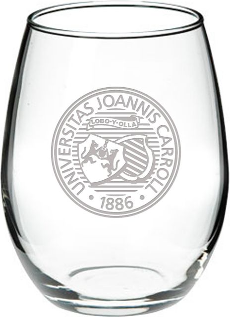 John Carroll University 21 oz. Stemless Wine Glass