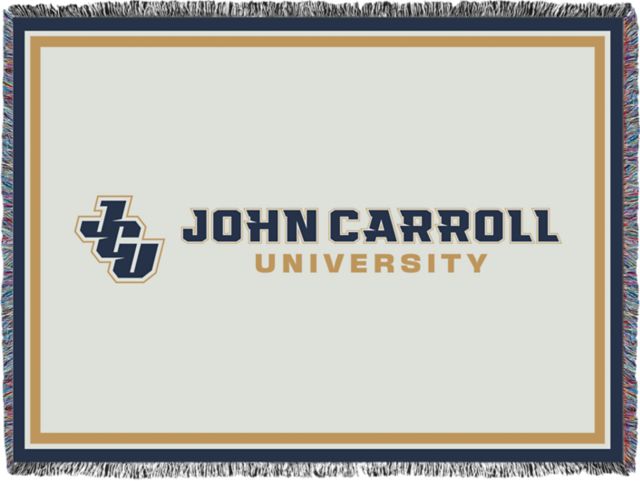 John Carroll University 2 Layer Afghan Blanket