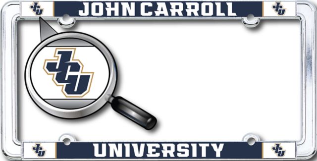 John Carroll University Thin Dome License Plate Frame