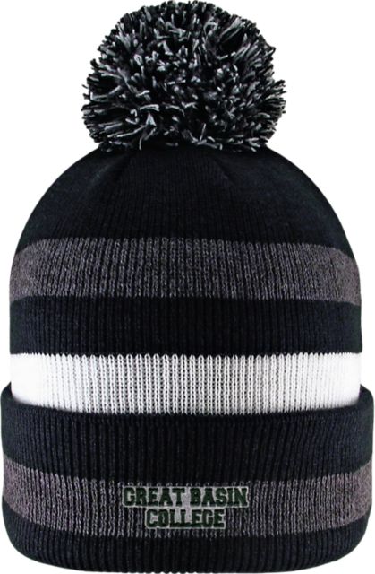 Great Basin College Cuffed Pom Knit Hat