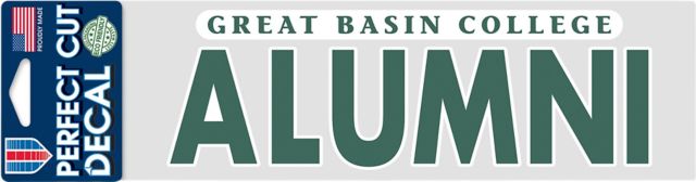 Great Basin College Alumni 3'' x 10'' Perfect Cut Decal