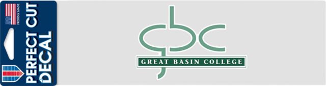 Great Basin College 3'' x 10'' Perfect Cut Decal