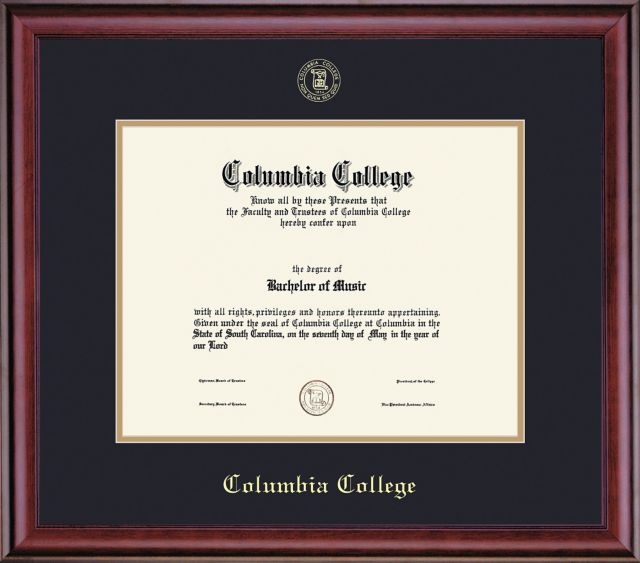 Columbia College 8.5'' x 11'' Classic Diploma Frame