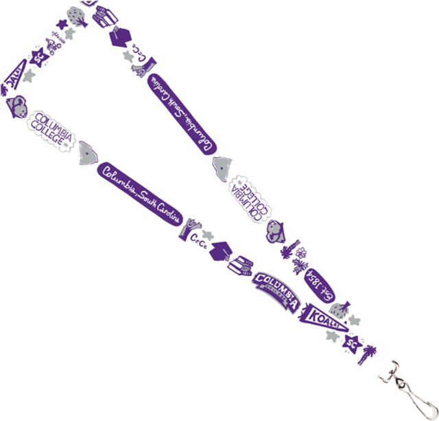 Columbia College Julia Gash 3-4'' Satin Lanyard