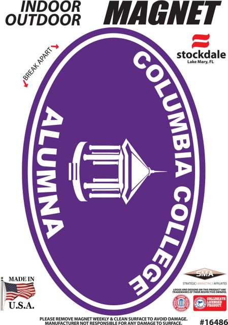 Columbia College Alumni 3.5" x 5.5" Magnet