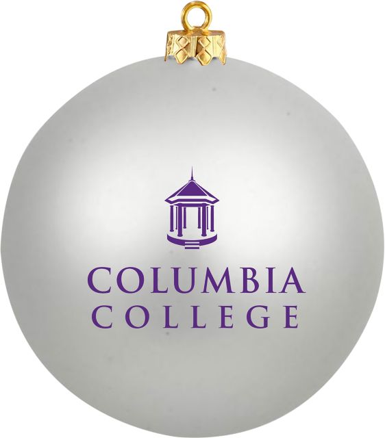 Columbia College Shatterproof Round Ornament