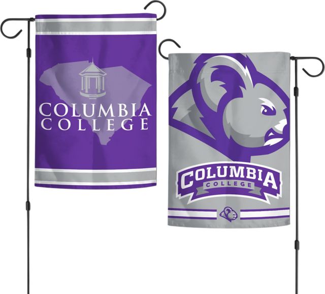 Columbia College 12x18 Garden Flag