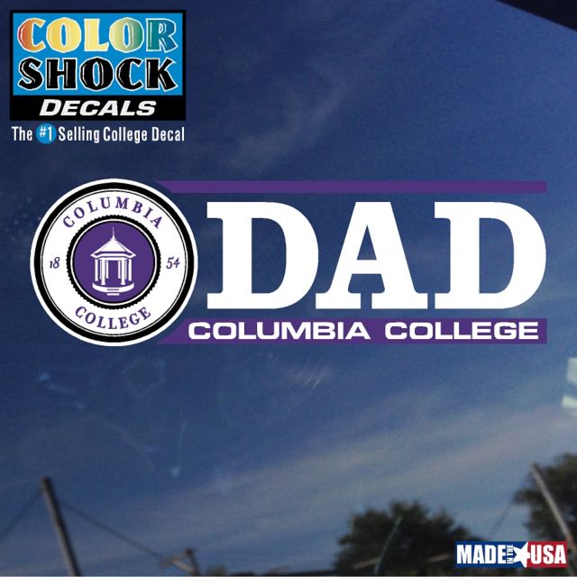 Columbia College Dad Decal