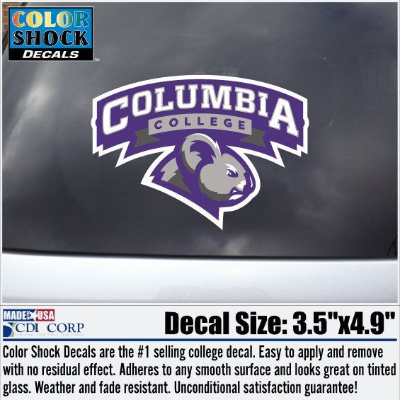 Columbia College Koalas Decal