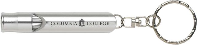 Columbia College Whistle Keychain