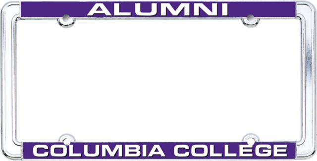Columbia College License Plate Frame