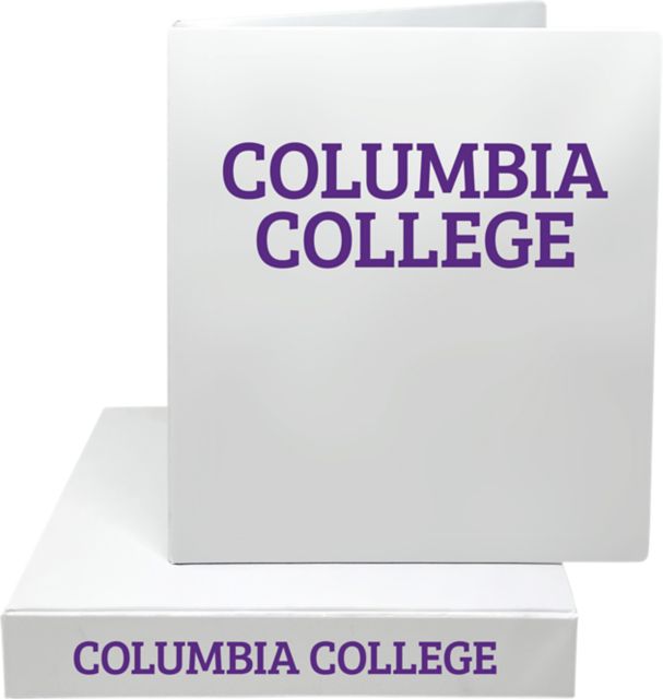 Columbia College 1.5'' Vinyl Binder