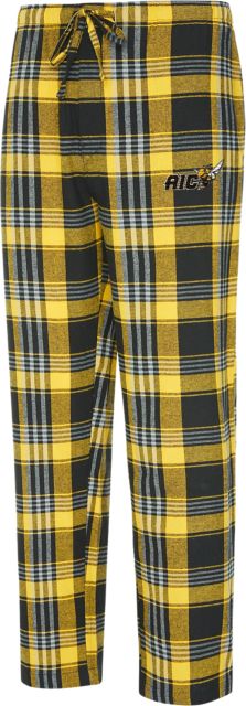 American International College Yellow Jackets Flannel Pants