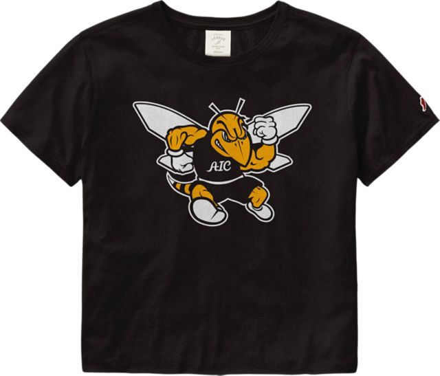 American International College Yellow Jackets Women's Cropped Short Sleeve T-Shirt