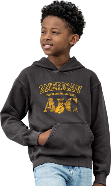 American International College Yellow Jackets Youth Hooded Sweatshirt