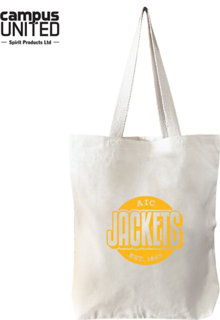 American International College Yellow Jackets Campus Tote Bag