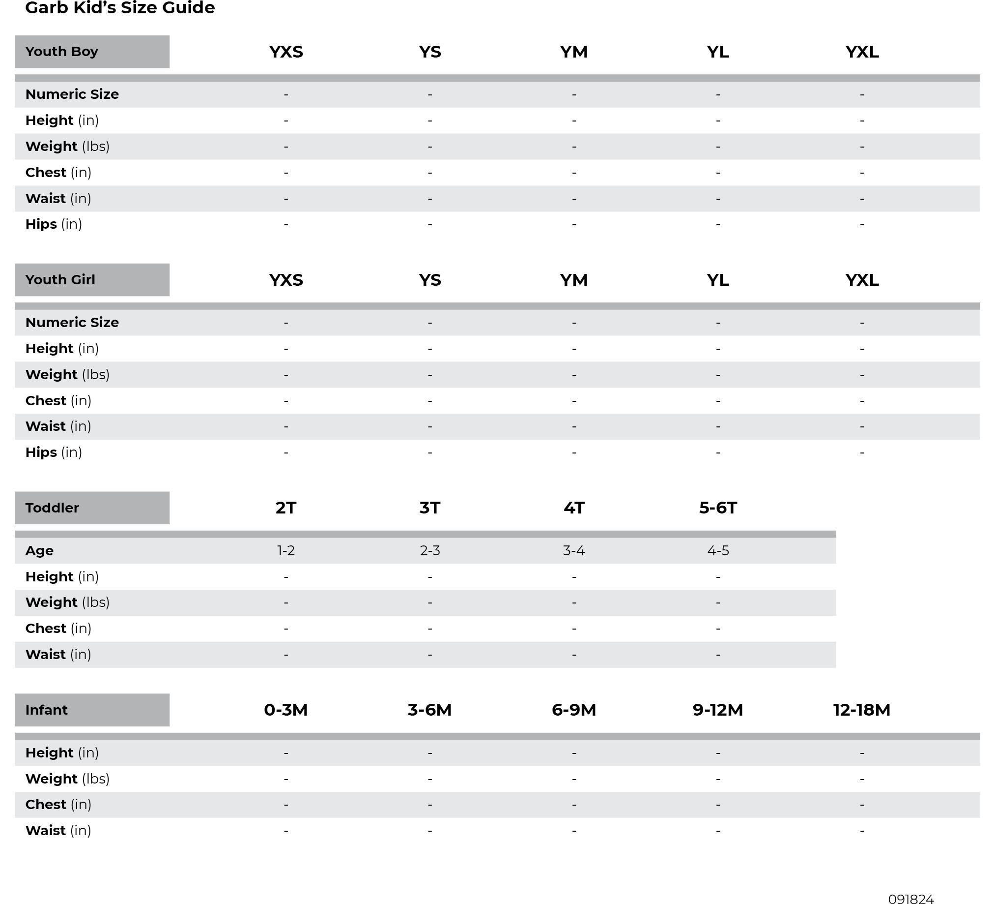 Size Guide Image