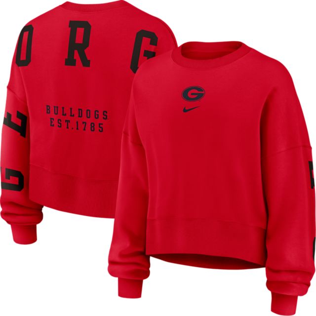 University of Georgia Bulldogs Women's Boxy Phoenix Crewneck Sweatshirt