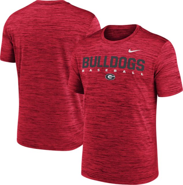 University of Georgia Bulldogs Velocity Baseball Short Sleeve T-Shirt