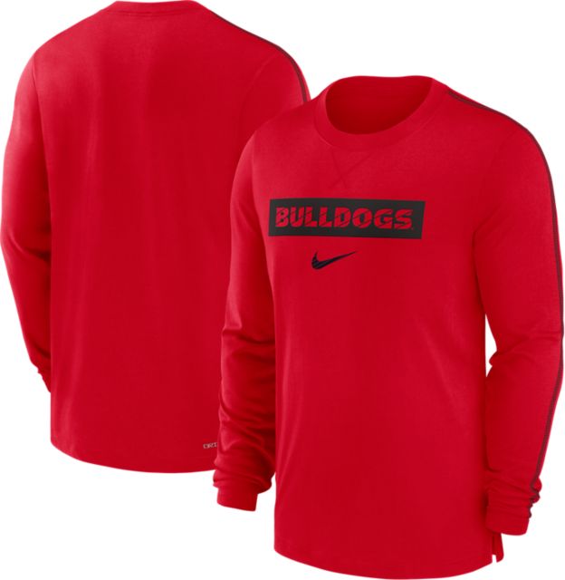 University of Georgia Bulldogs Nike Dri-Fit Team Issue Players Long Sleeve T-Shirt