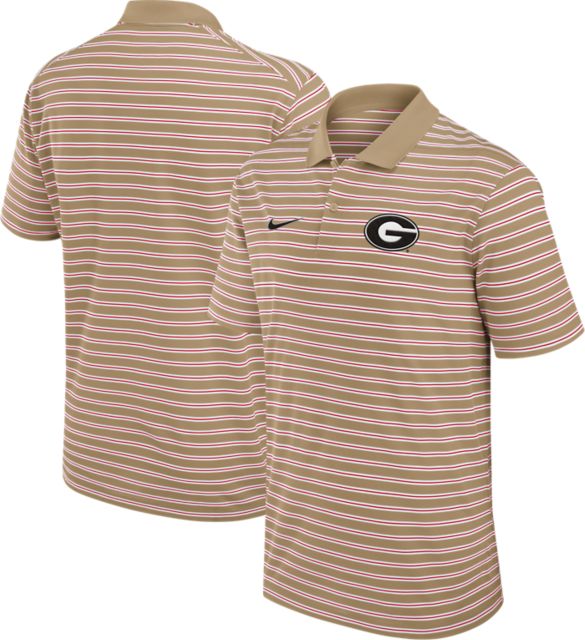 University of Georgia Bulldogs Striped Polo