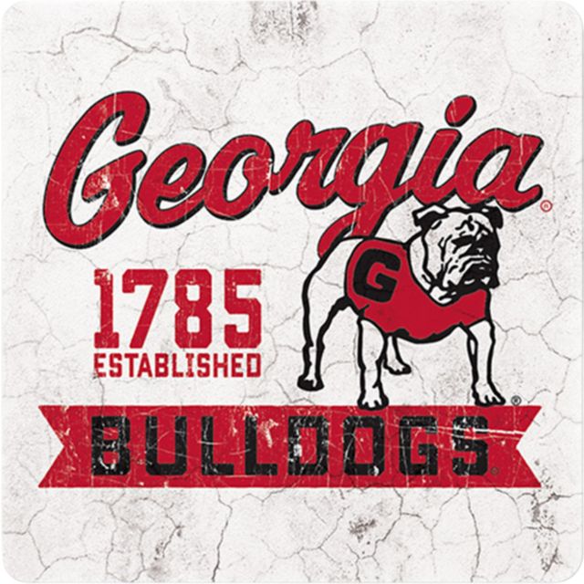 University of Georgia Bulldogs 4'' x 4'' Coaster