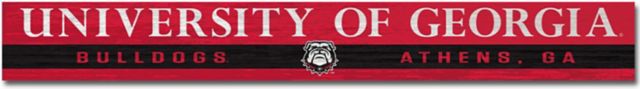 University of Georgia Doorway Plank Sign 4x36 - ONLINE ONLY