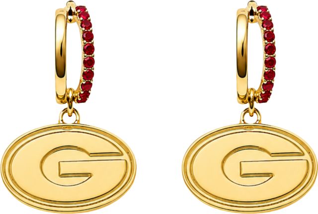 University of Georgia Finn Earrings