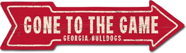 University of Georgia Wall Mount Arrow 6.5x24 - ONLINE ONLY