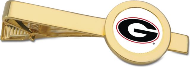 CSI Gold Tie Bar With Colored Medallian - ONLINE ONLY