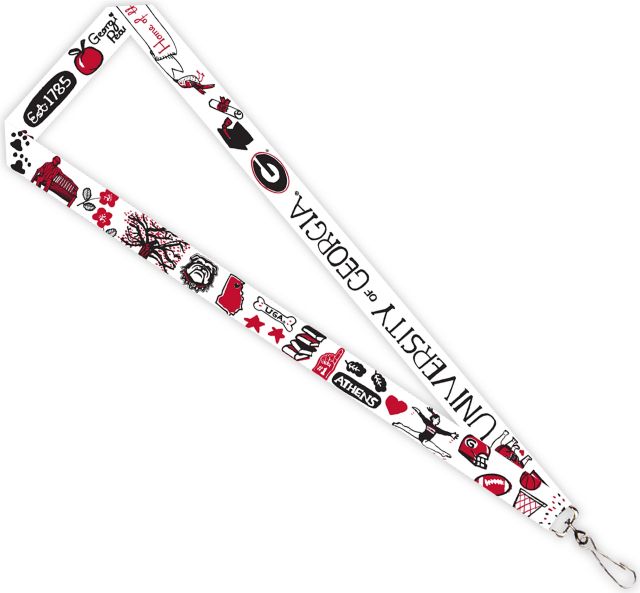 University of Georgia 3/4'' Lanyard