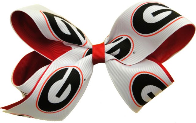 University of Georgia Child 2-Toned Hairbow