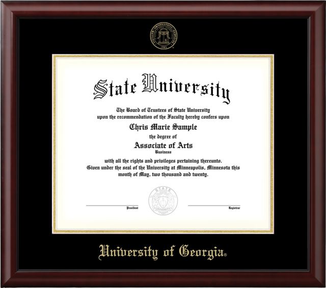 University of Georgia 12'' x 15'' Scholastic Diploma Frame