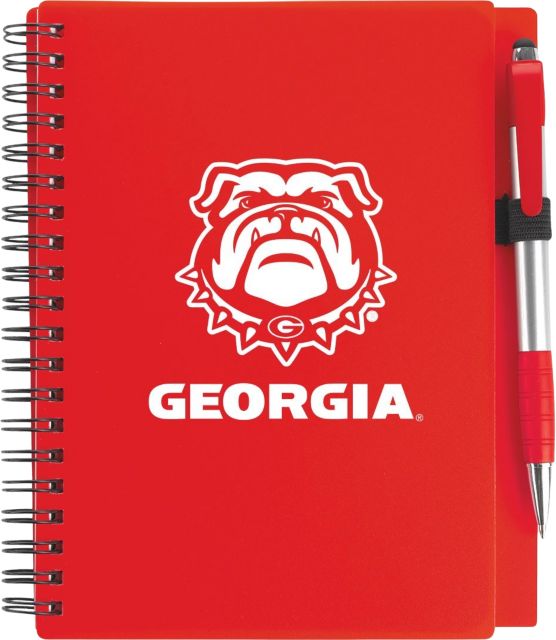 University of Georgia Bulldogs 6'' x 7'' Spiral Notebook with Pen