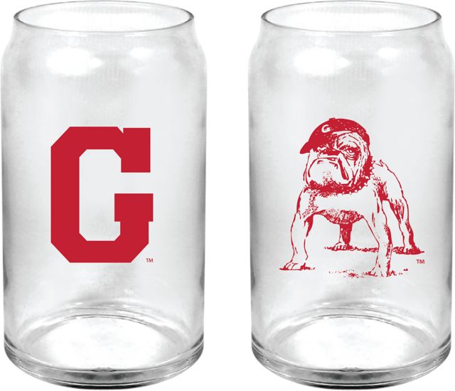 University of Georgia 16 oz. Glass