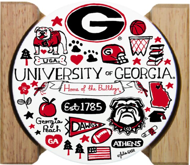 University of Georgia Julia Gash Coaster Set