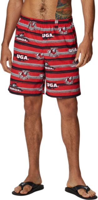 Columbia Men s Georgia Bulldogs Red Backcast Shorts Medium