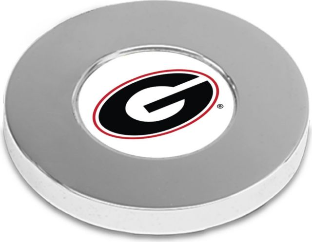 CSI Silver Paperwitheight (Gift Boxed) With Colored Medallion - ONLINE ONLY