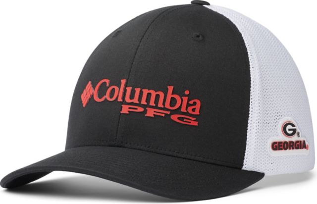 Columbia PFG Mesh Ball Cap - Georgia - S/M - Black