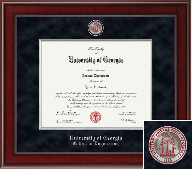 University of Georgia 12 x 15 Masterpiece Diploma Frame