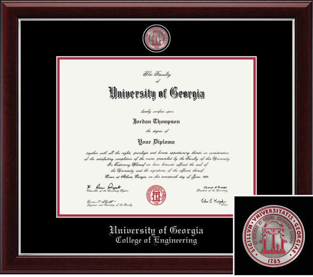 Church Hill Classics Masterpiece Diploma Frame. College of Engineering  - ONLINE ONLY