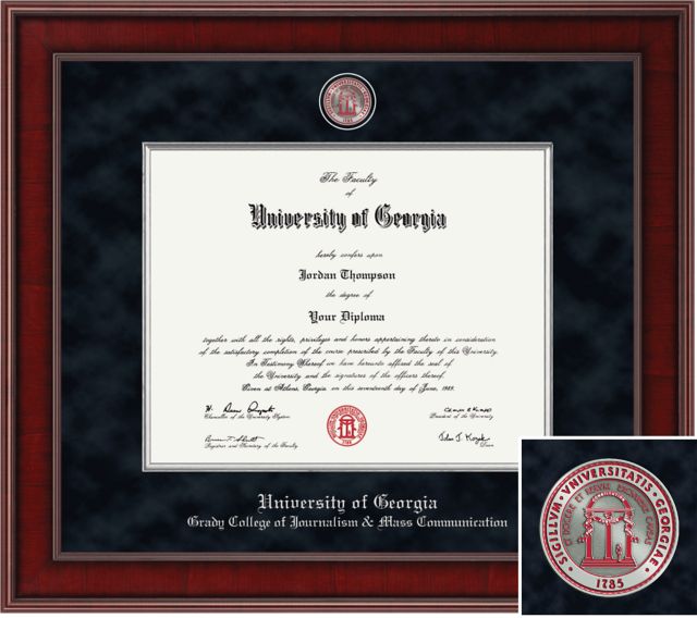 Church Hill Classics Presidential Diploma Frame. College of Journalism and Mass Communication  - ONLINE ONLY