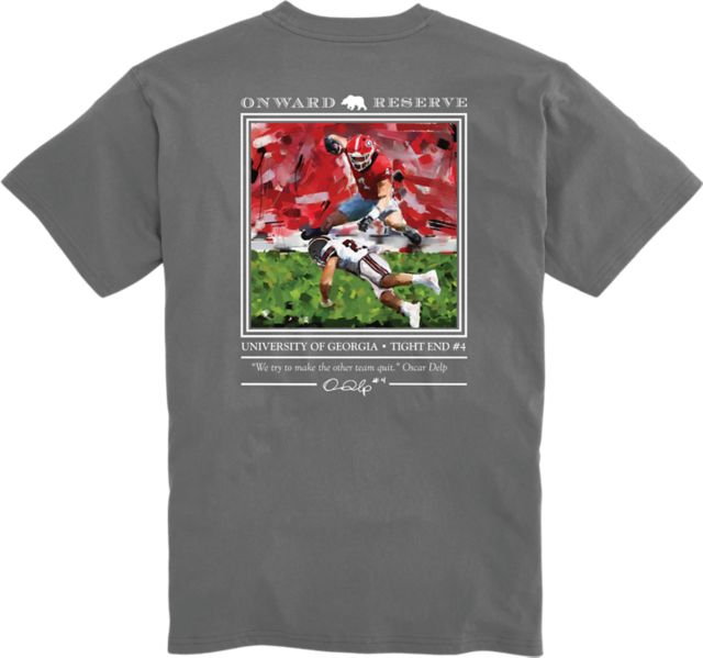 Georgia Football Short Sleeve Pocket T-Shirt OSCAR DELP