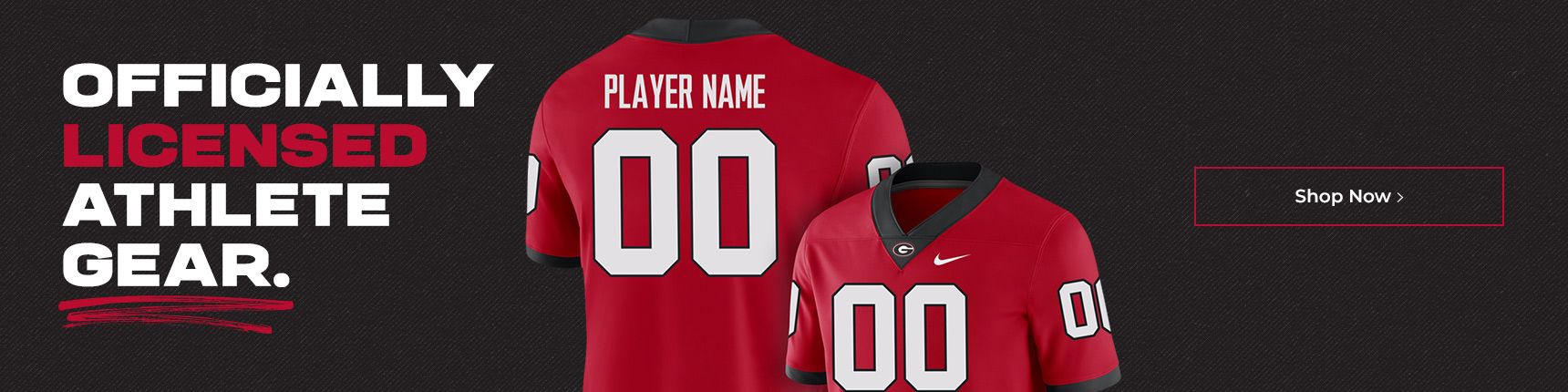 Officially licensed athlete gear.