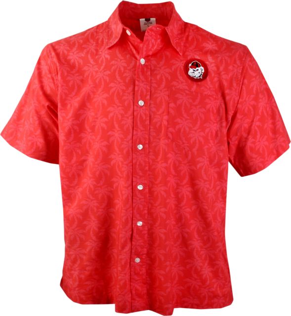 University of Georgia Palm Tree Button Down Shirt