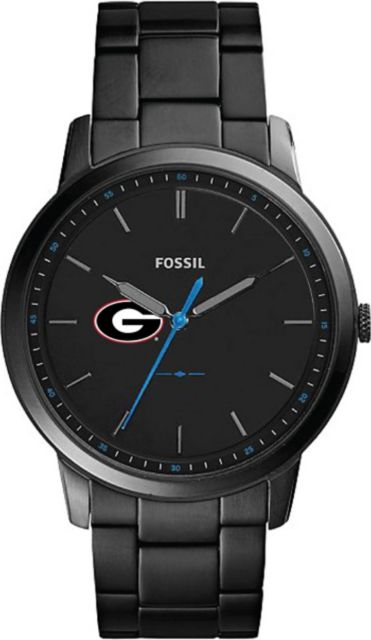 Fossil The Minimalist Slim Three-Hand Black Stainless Steel Watch - ONLINE ONLY