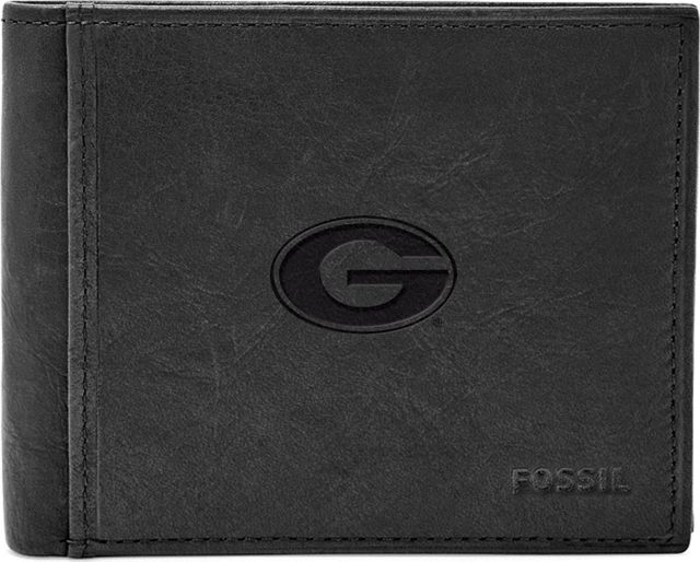 Fossil Leather Ingram RFID Bifold With Flip ID  - ONLINE ONLY