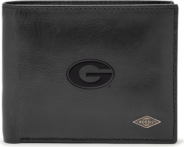 Fossil Leather Ryan RFID Passcase - Black - ONLINE ONLY