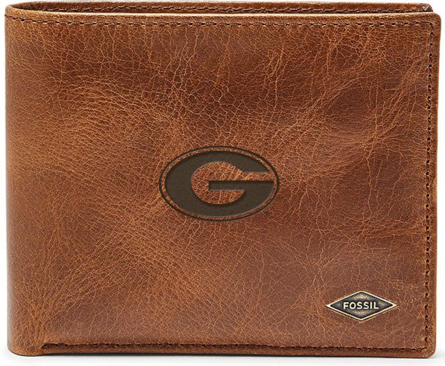 Fossil Leather Ryan RFID Passcase - Dark Brown - ONLINE ONLY