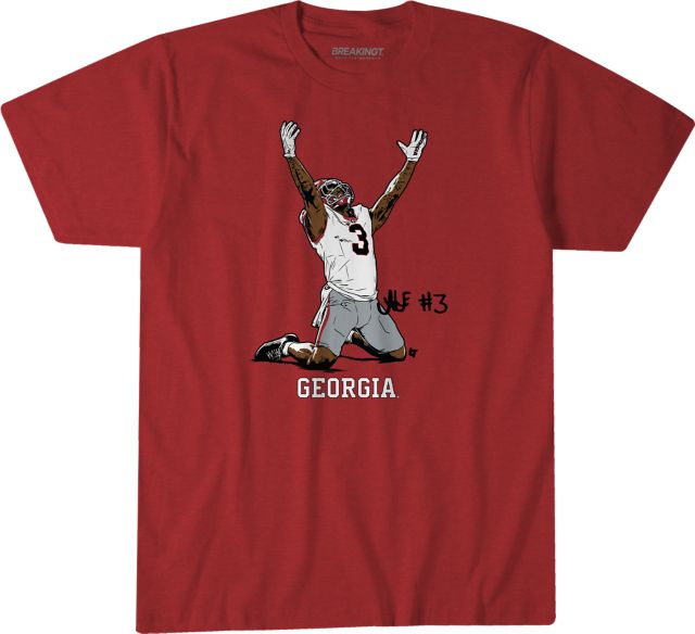 Georgia Football Short Sleeve T-Shirt FRAZIER CATCH